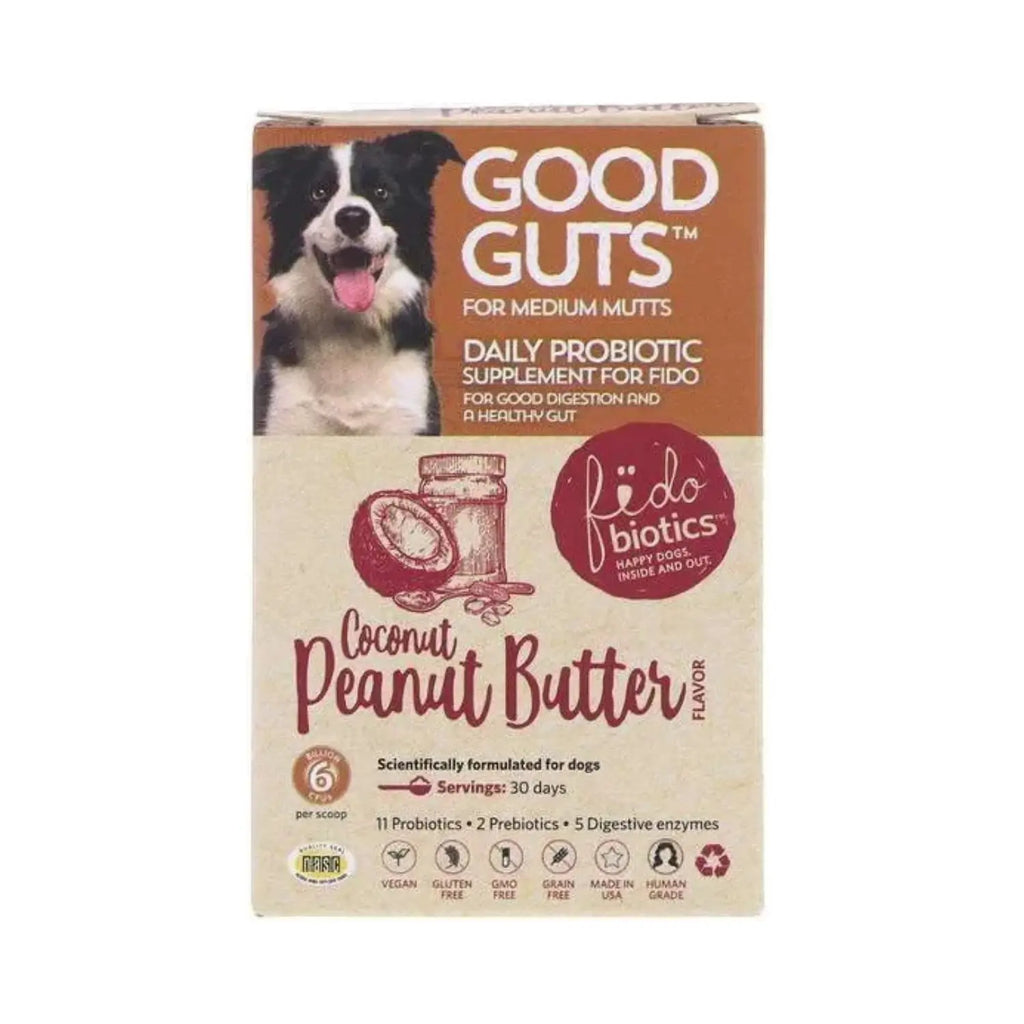 Fidobiotics Good Guts For Medium Mutts 6 Billion 30serv Sfn