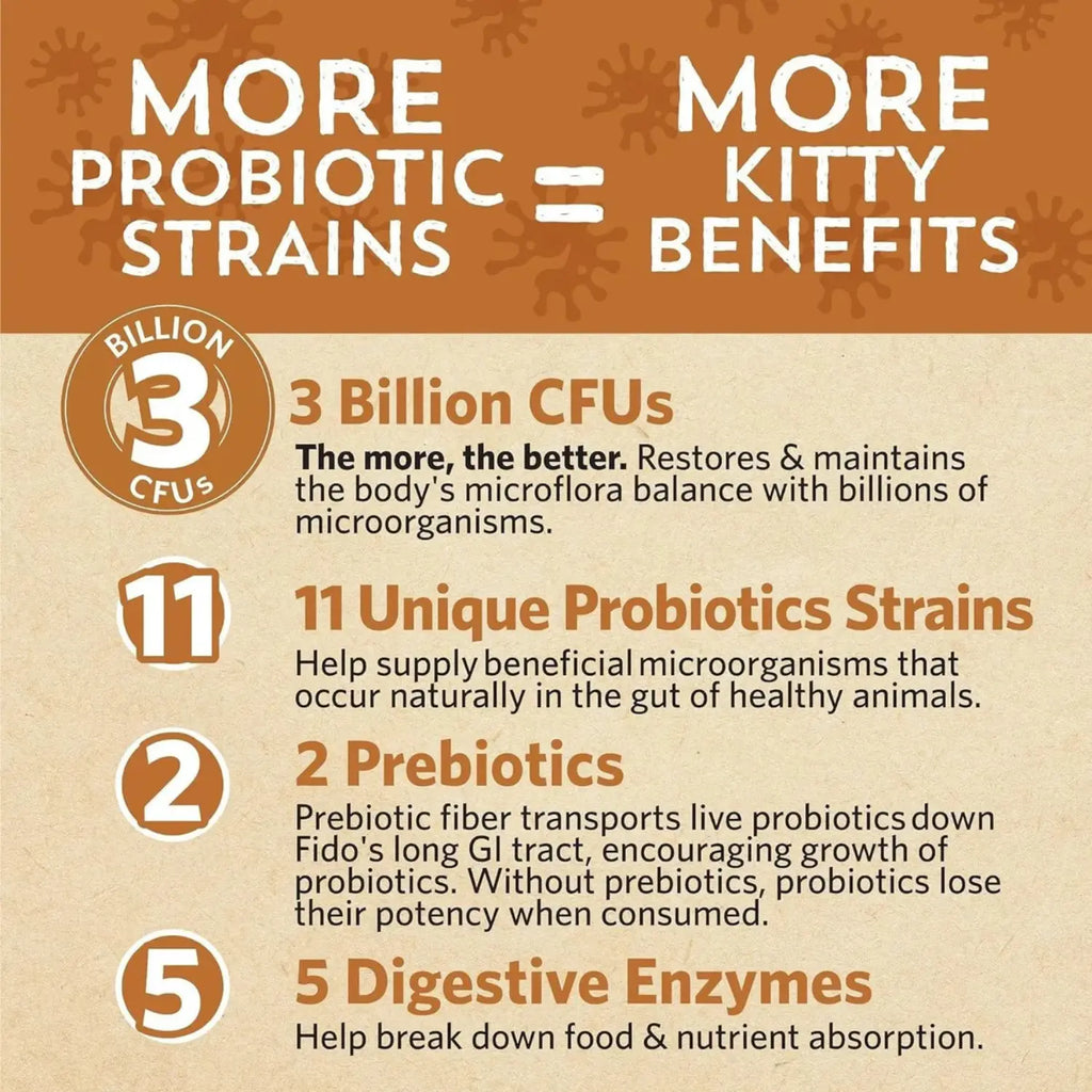 Fidobiotics Good Guts For Cats 3 Billion 30 Servis Sfn