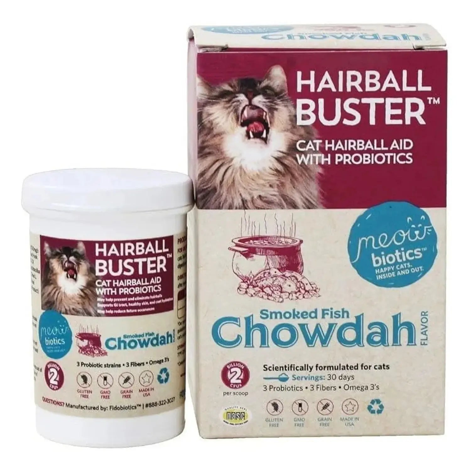 Fidobiotics Hairball Buster 2 Billion 30 Servis Sfn