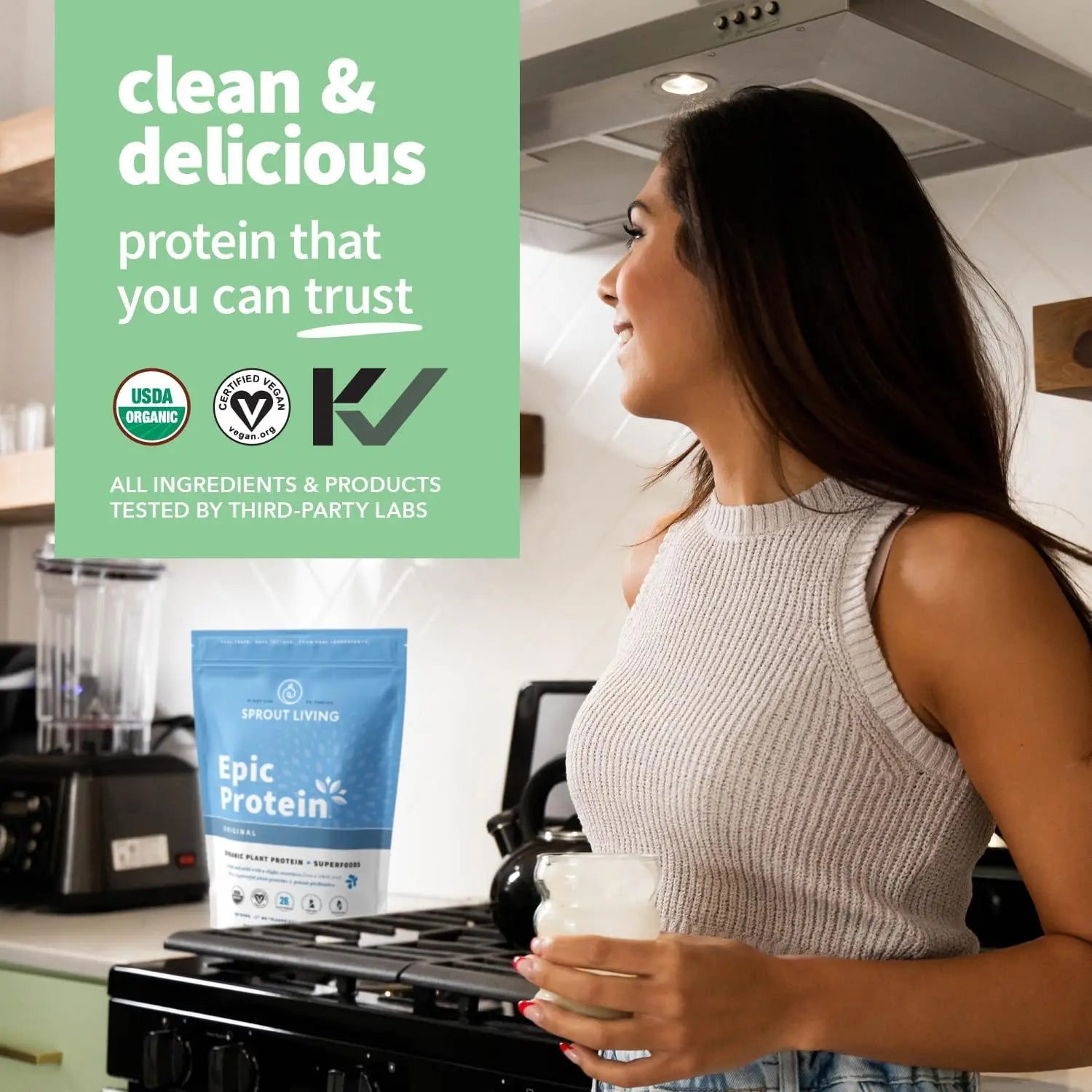 Sprout L Epic Protein Original Proteina Vegana 455 Grs Sfn