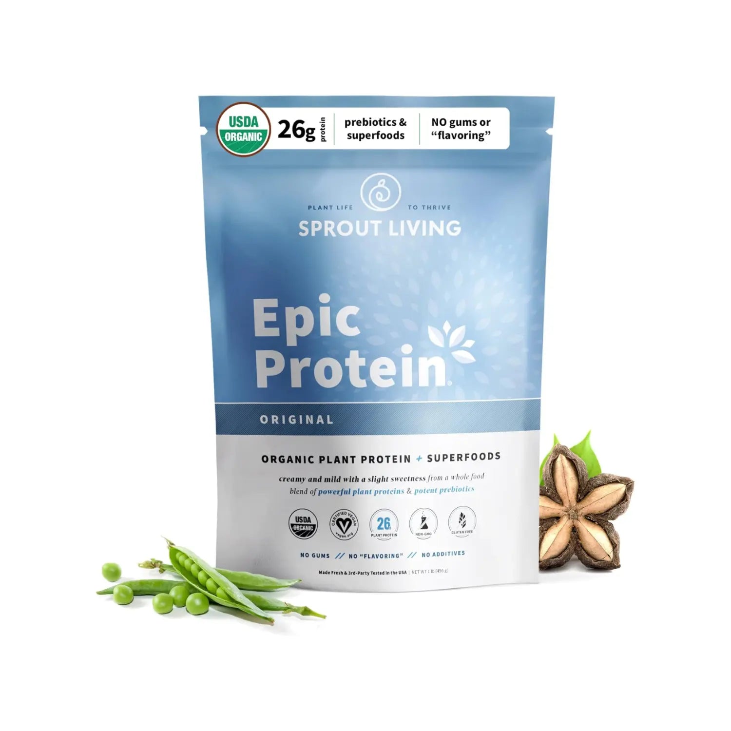 Sprout L Epic Protein Original Proteina Vegana 455 Grs Sfn