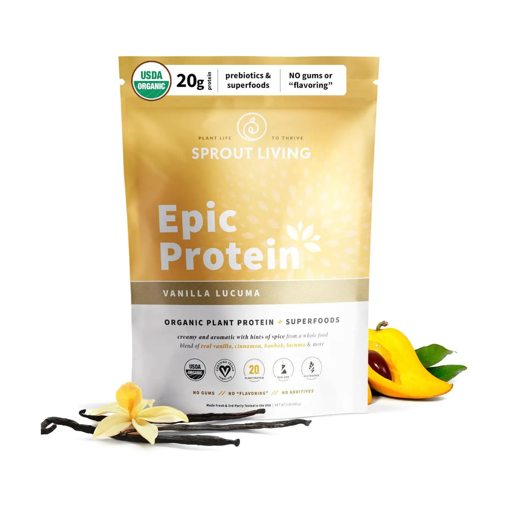Sprout L Epic Protein Vainilla Lúcuma Vegana 455 Grs Sfn