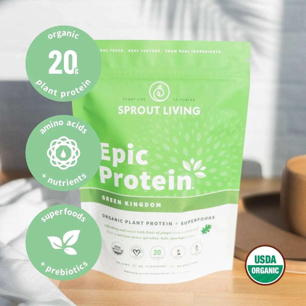 Sprout L Epic Protein Green Kingdom Proteina Vegana 455 grs Sfn