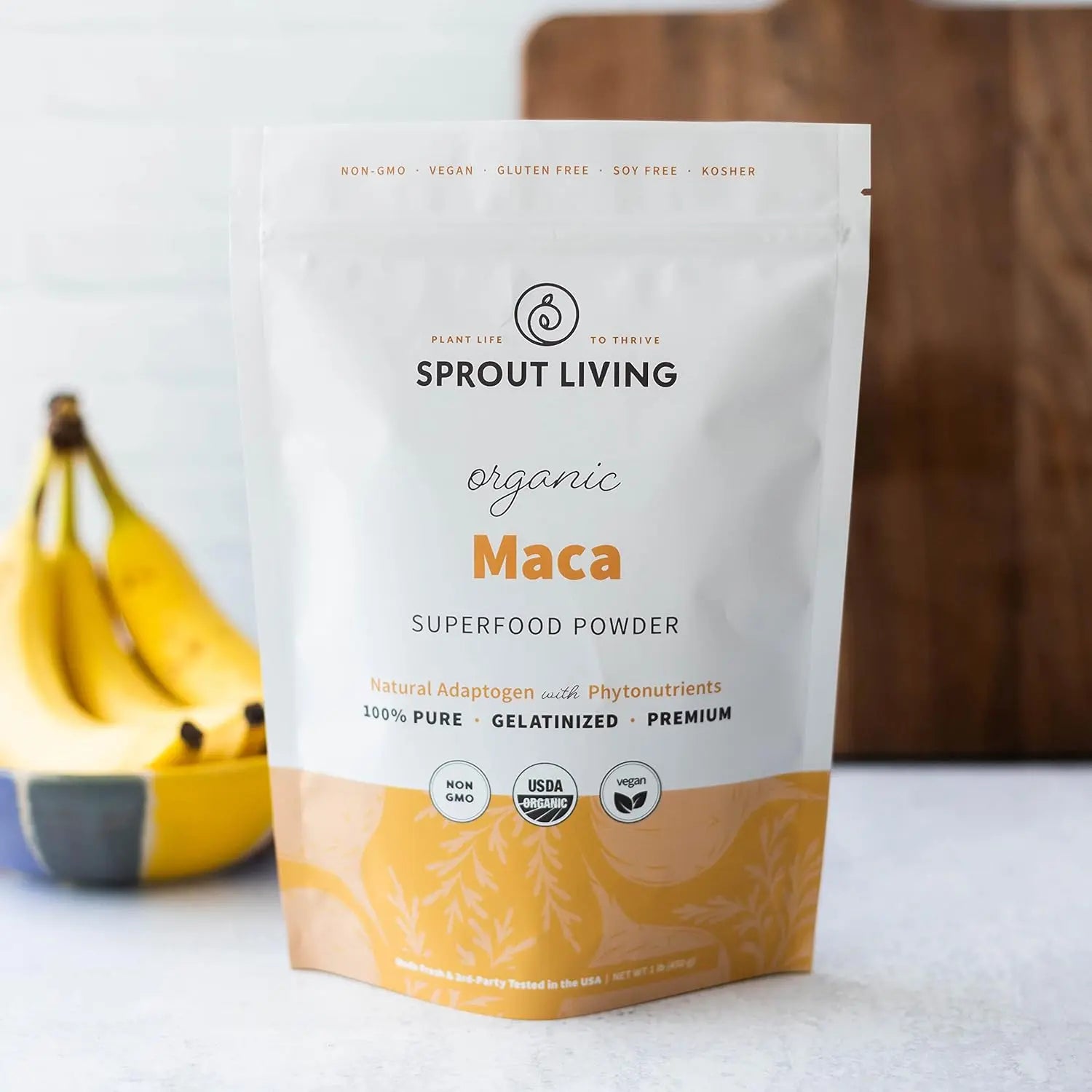 Organic Maca Root (Gelatinized) Powder 1 libra