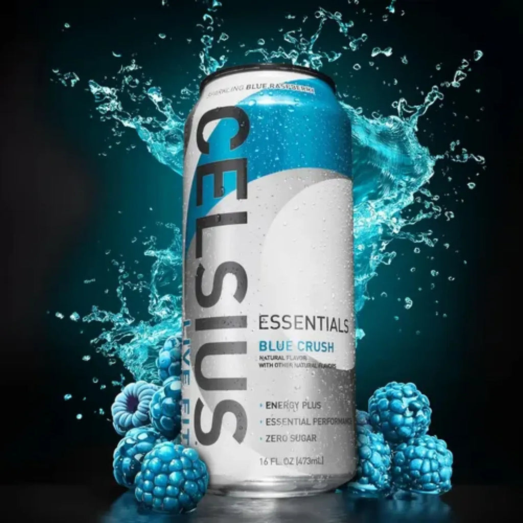 Celsius Essentials Sparkling Blue Crush 473 ml 12 Pack