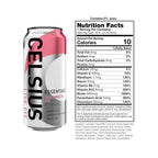 Celsius Essentials Bebida Energética Carbonatada Sabor Watermelon Ice Sin Azúcar, 12 Latas de 473 ml