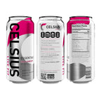 Celsius Essentials Bebida Energética Carbonatada Sabor Dragonberry Sin Azúcar, 12 Latas de 473 ml