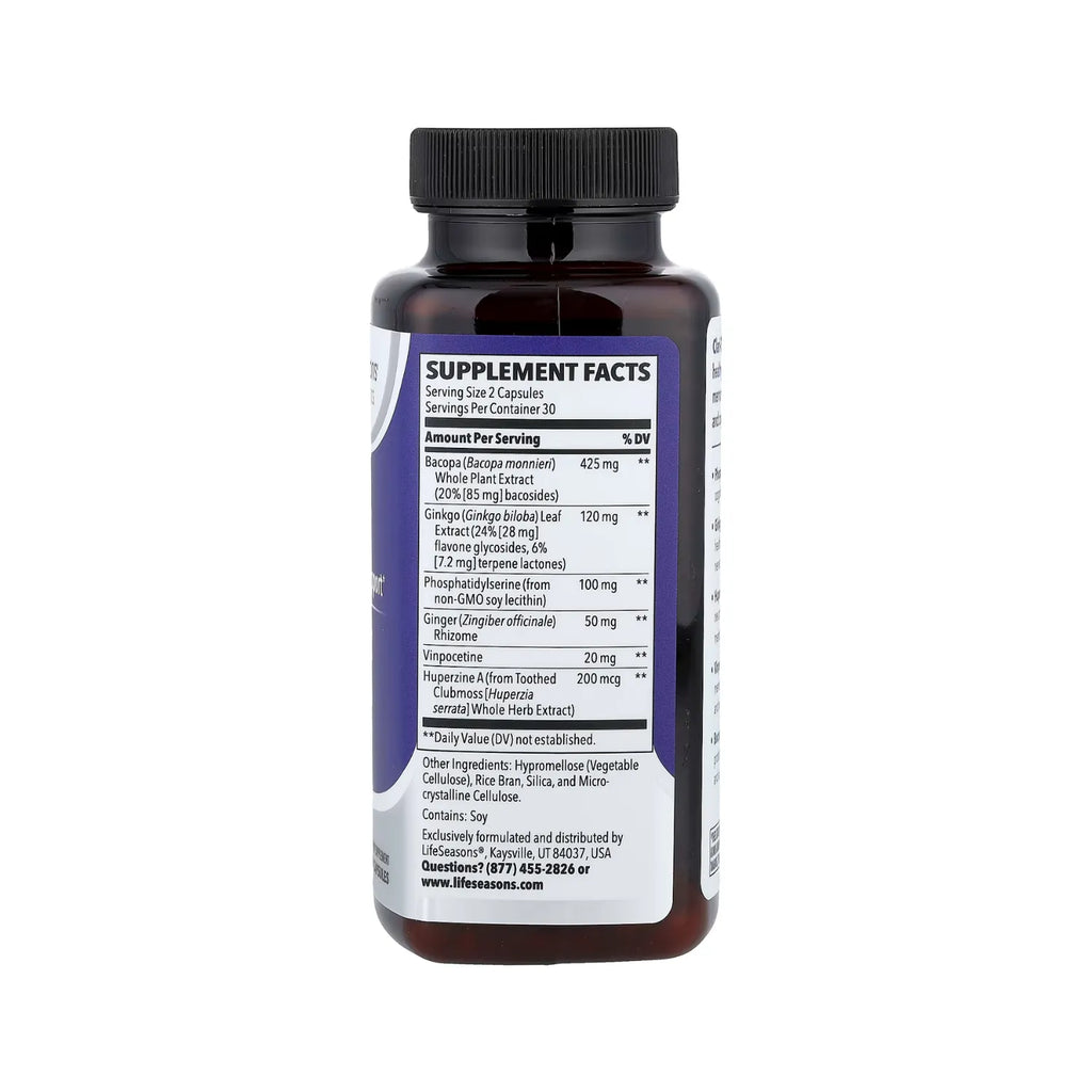LifeSeasons Clari-T Cognitive Support 60 Capsulas