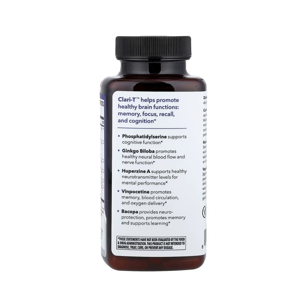 LifeSeasons Clari-T Cognitive Support 60 Capsulas