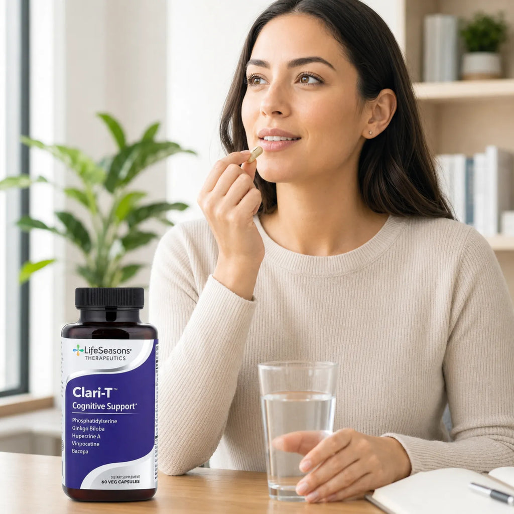 LifeSeasons Clari-T Cognitive Support 60 Capsulas