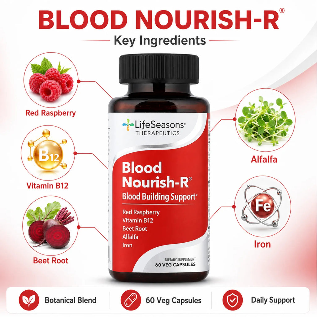 LifeSeasons Blood Nourish-R 60 cápsulas vegetales