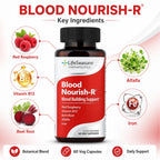 LifeSeasons Blood Nourish-R 60 cápsulas vegetales