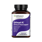 LifeSeasons Urinari-X 180 Cápsulas Vegetales | Apoyo a la salud urinaria y vaginal | Con D-Manosa, Arándano Rojo y Ácido Caprílico | Equilibrio de la microflora | Suplemento alimenticio