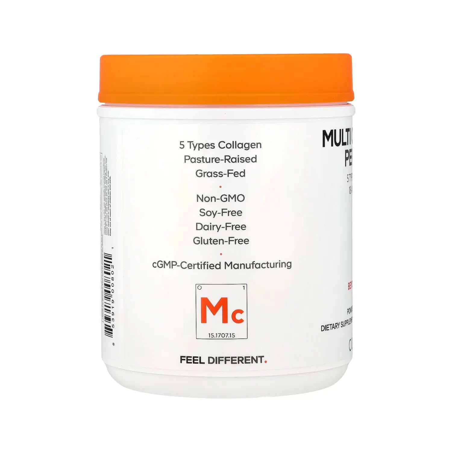 Codeage MultiCollagen Péptidos De Colágeno Múltiple En Polvo Sin Sabor 567 g (20 oz)