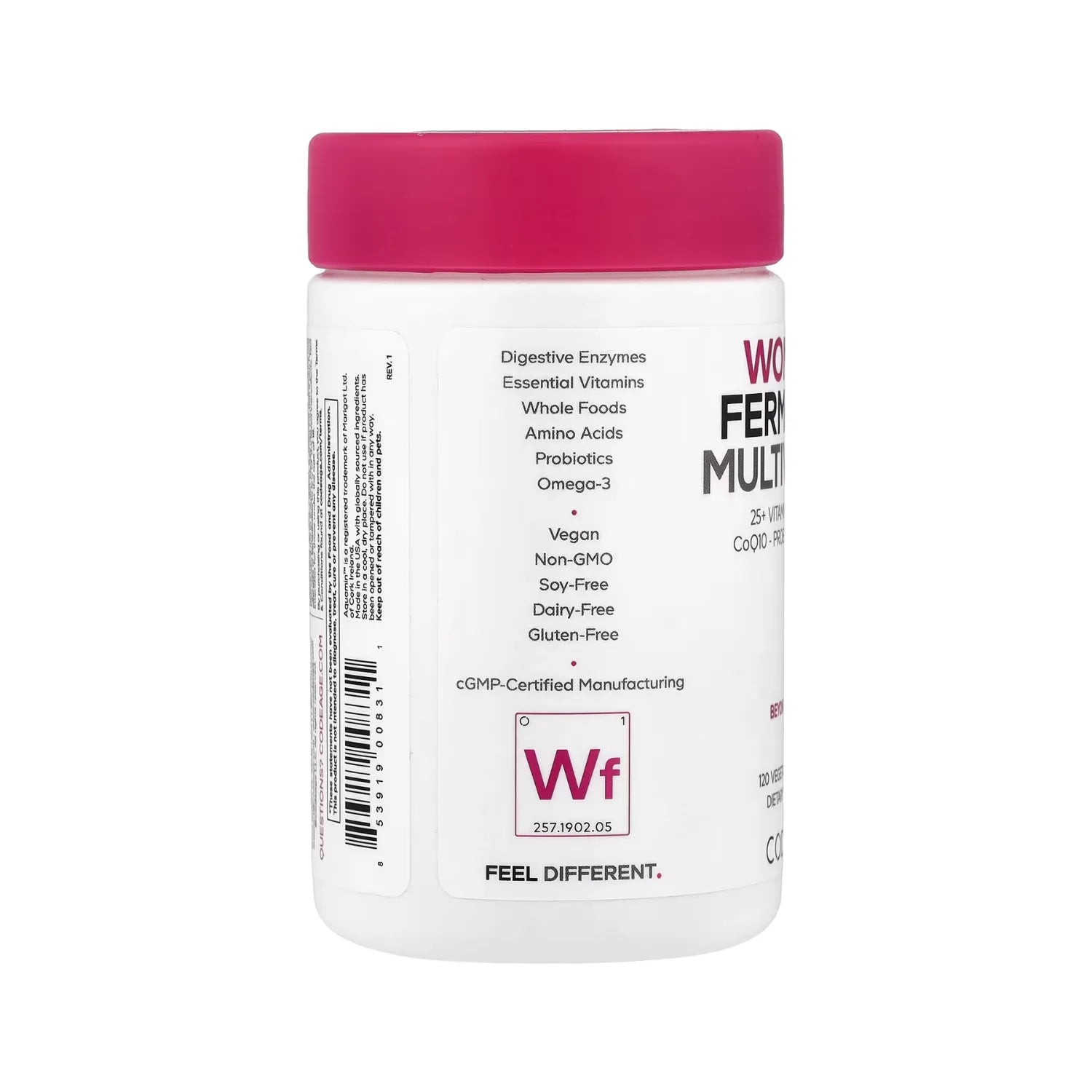 Codeage, Suplemento Multivitamínico Fermentado Para Mujeres, 120 Cápsulas Vegetales