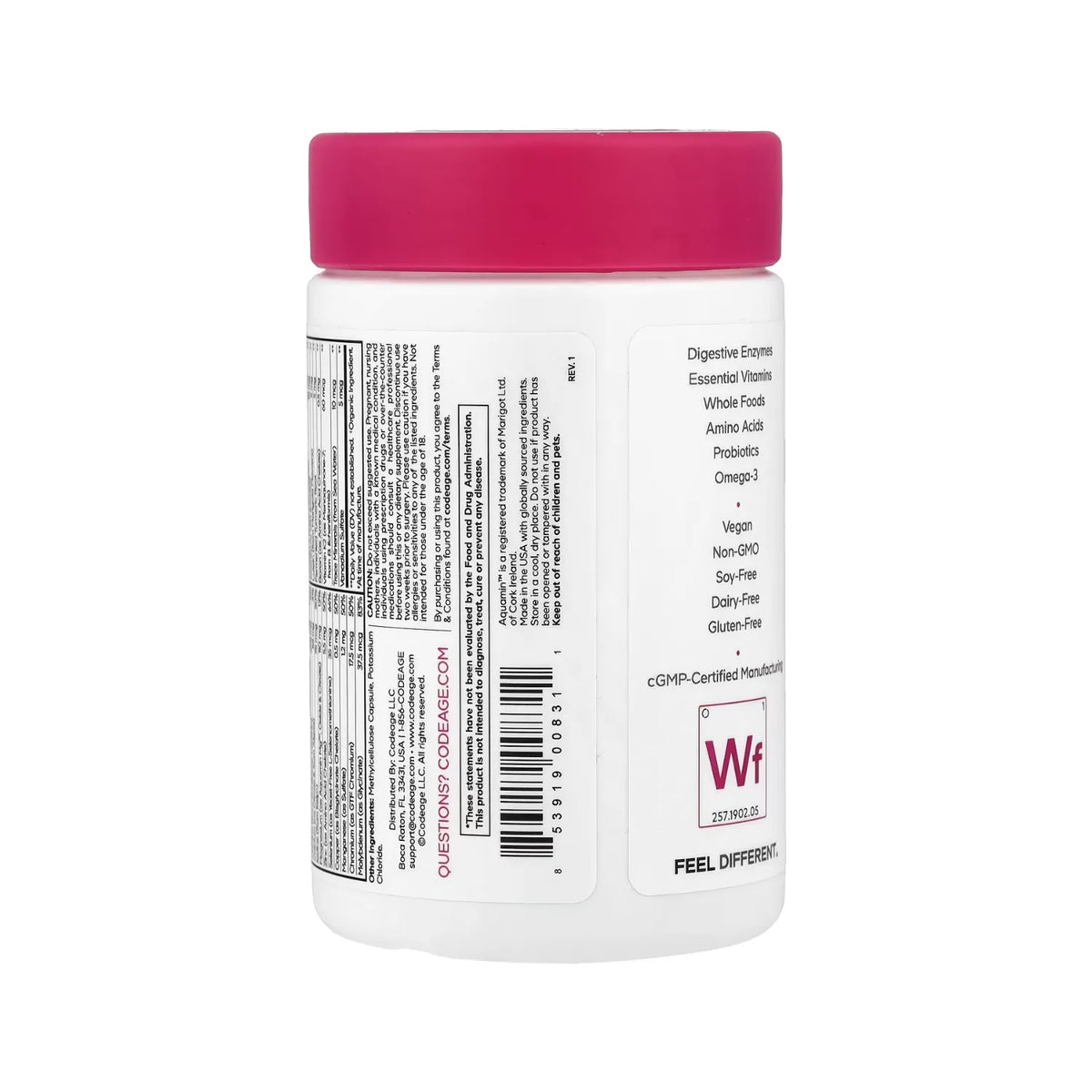 Codeage, Suplemento Multivitamínico Fermentado Para Mujeres, 120 Cápsulas Vegetales
