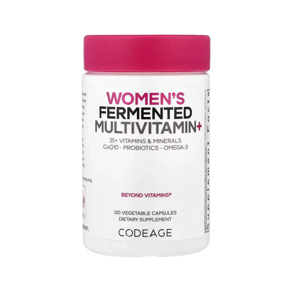 Codeage, Suplemento Multivitamínico Fermentado Para Mujeres, 120 Cápsulas Vegetales