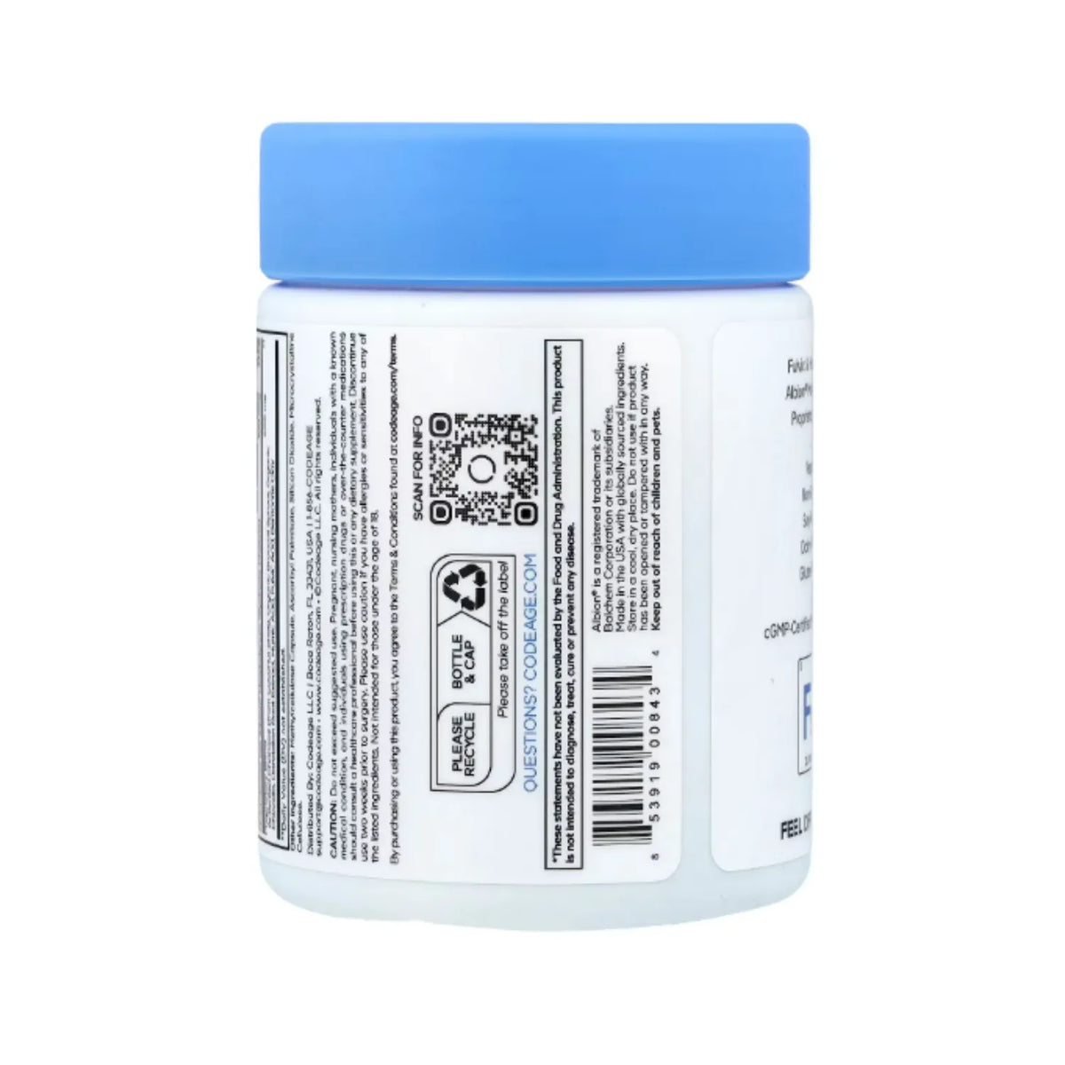 Codeage Aglutinante De Espectro Completo + Con 90 Cápsulas Vegetales