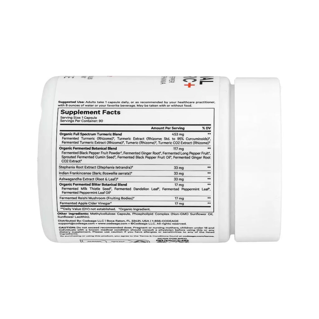 Codeage Cúrcuma Liposomal y más Con 90 Cápsulas Vegetales