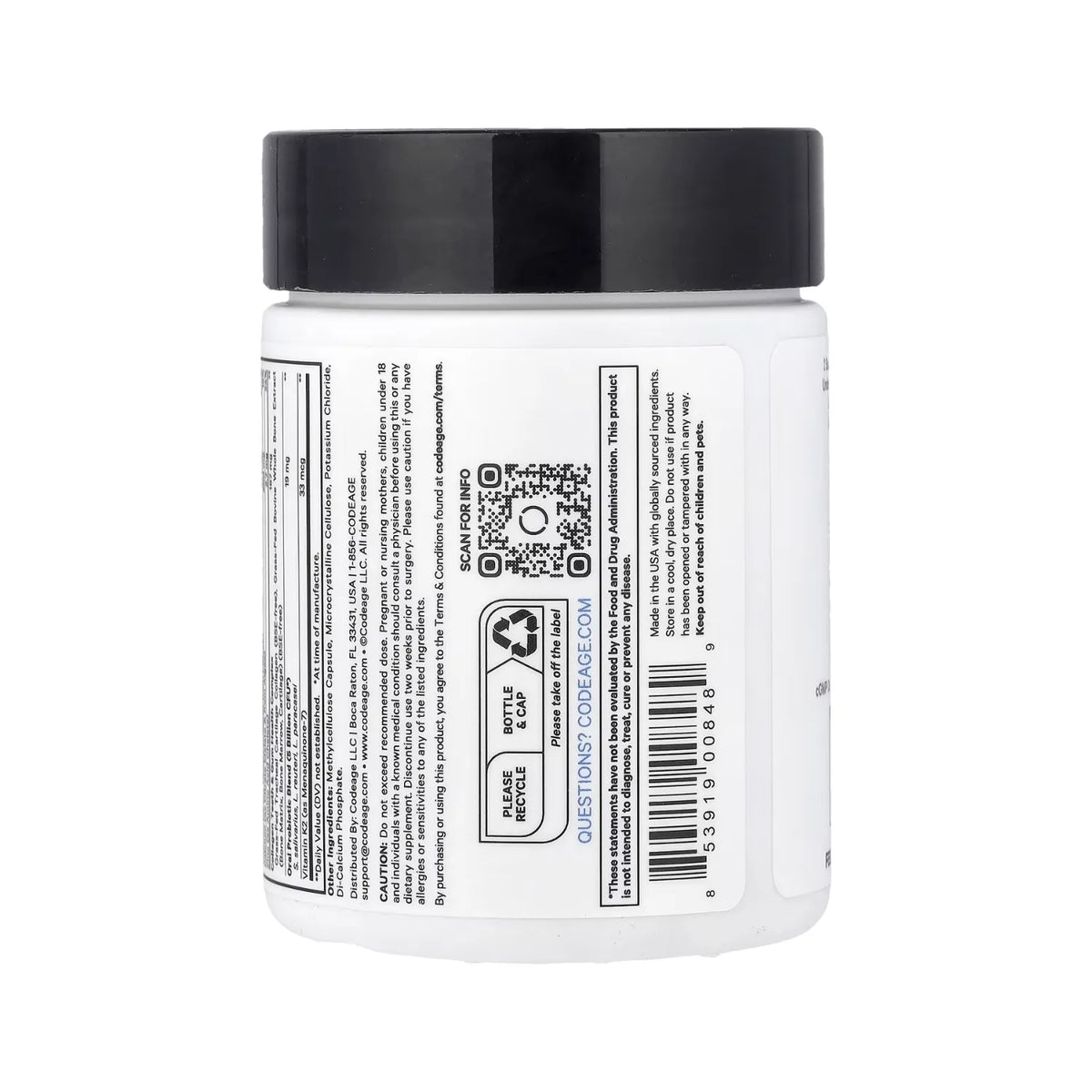 Codeage, Suplemento Vitamínico Para Dientes Y Encías, 90 Cápsulas Vegetales