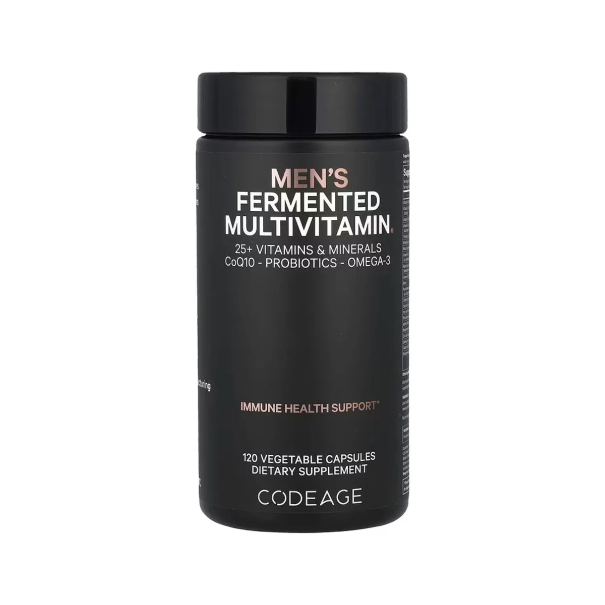 Codeage, Suplemento Multivitamínico Fermentado Para Hombres, 120 Cápsulas Vegetales