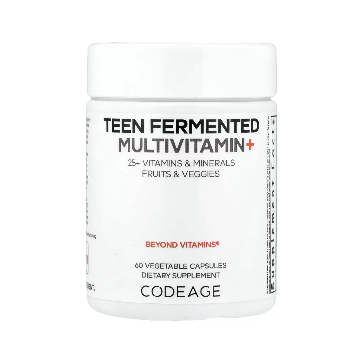 Codeage Teen's Fermented Multivitamin Con 60 Cápsulas Vegetales