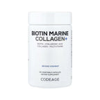 Codeage, Colágeno Marino Con Biotina + Ácido Hialurónico- Multivitamínico, 120 Cápsulas Vegetales