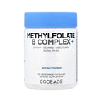 Codeage Complejo de vitaminas B y Metilfolato Con 120 Cápsulas Vegetales