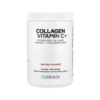 Codeage, Colágeno Hidrolizado Con Vitamina C Y Ácido Hialurónico En Polvo, Sin Sabor, 283 G (9,98 Oz)