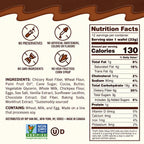 Rip Van Wafels Chocolate Brownie 12 Pack | Waffle crujiente con relleno de chocolate tipo brownie | 3 g de azúcar y 6 g de fibra por pieza | Sin conservadores ni colorantes artificiales | Snack práctico de chocolate