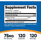 Nutricost Extracto de Butterbur (Petasita) 75 mg 120 Cápsulas Vegetales