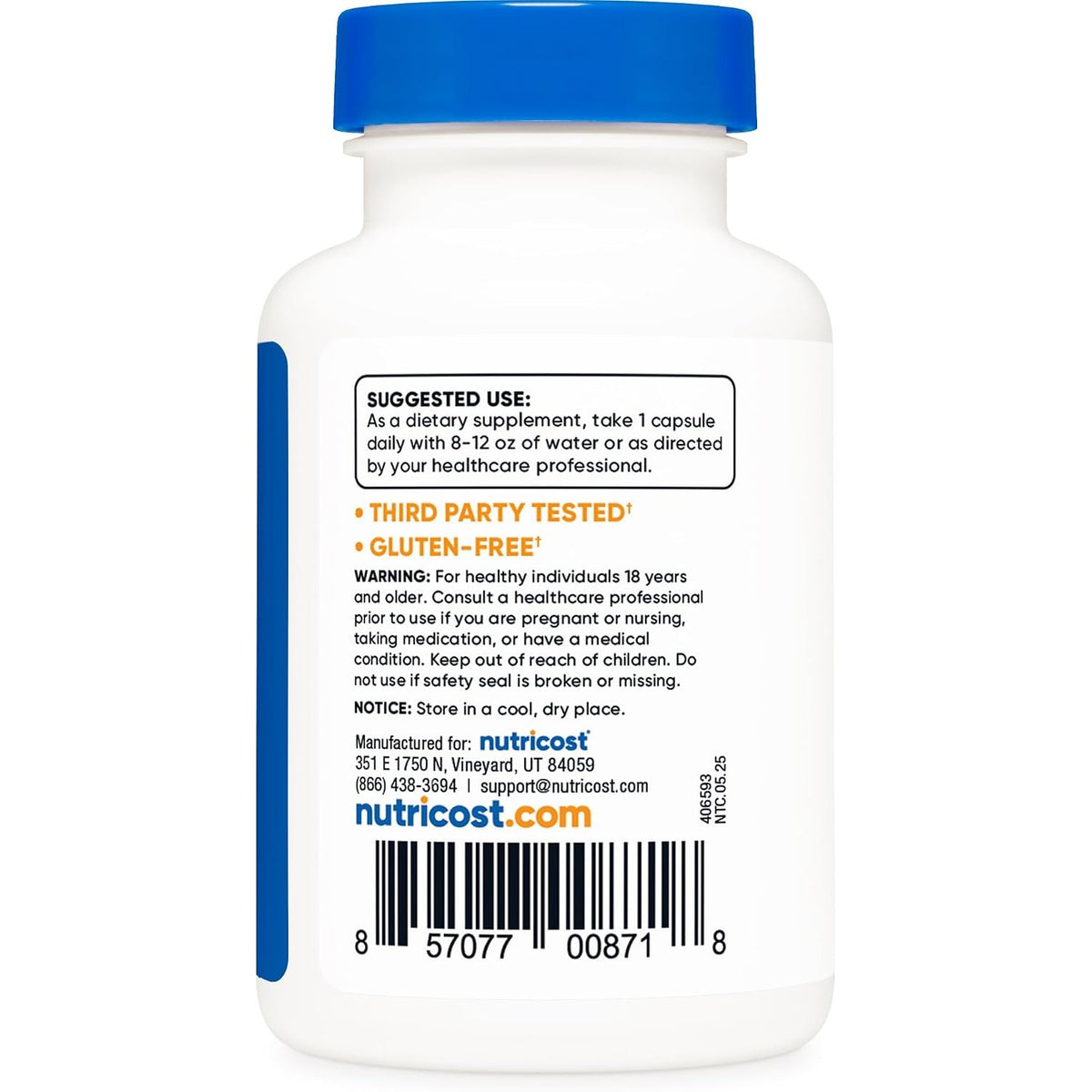 Nutricost Extracto de Butterbur (Petasita) 75 mg 120 Cápsulas Vegetales