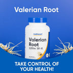 Nutricost Extracto de Raíz de Valeriana 1000 mg 120 Cápsulas Vegetales