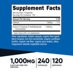 Nutricost HMB B-hidroxi-B-metilbutirato 500 mg 240 Cápsulas