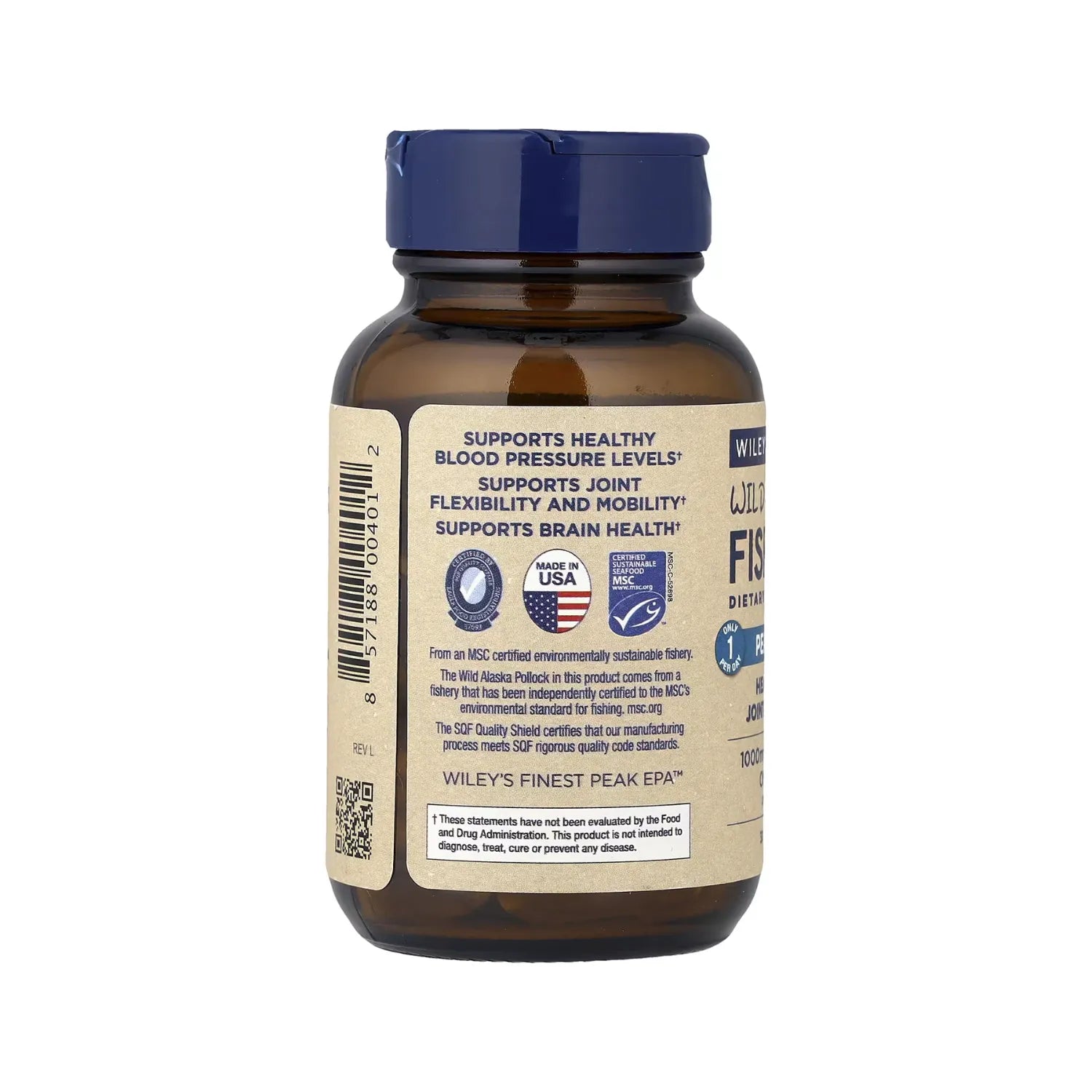Wileys Finest Wild Alaskan Fish Oil Peak Epa 30 Capsulas Sfn