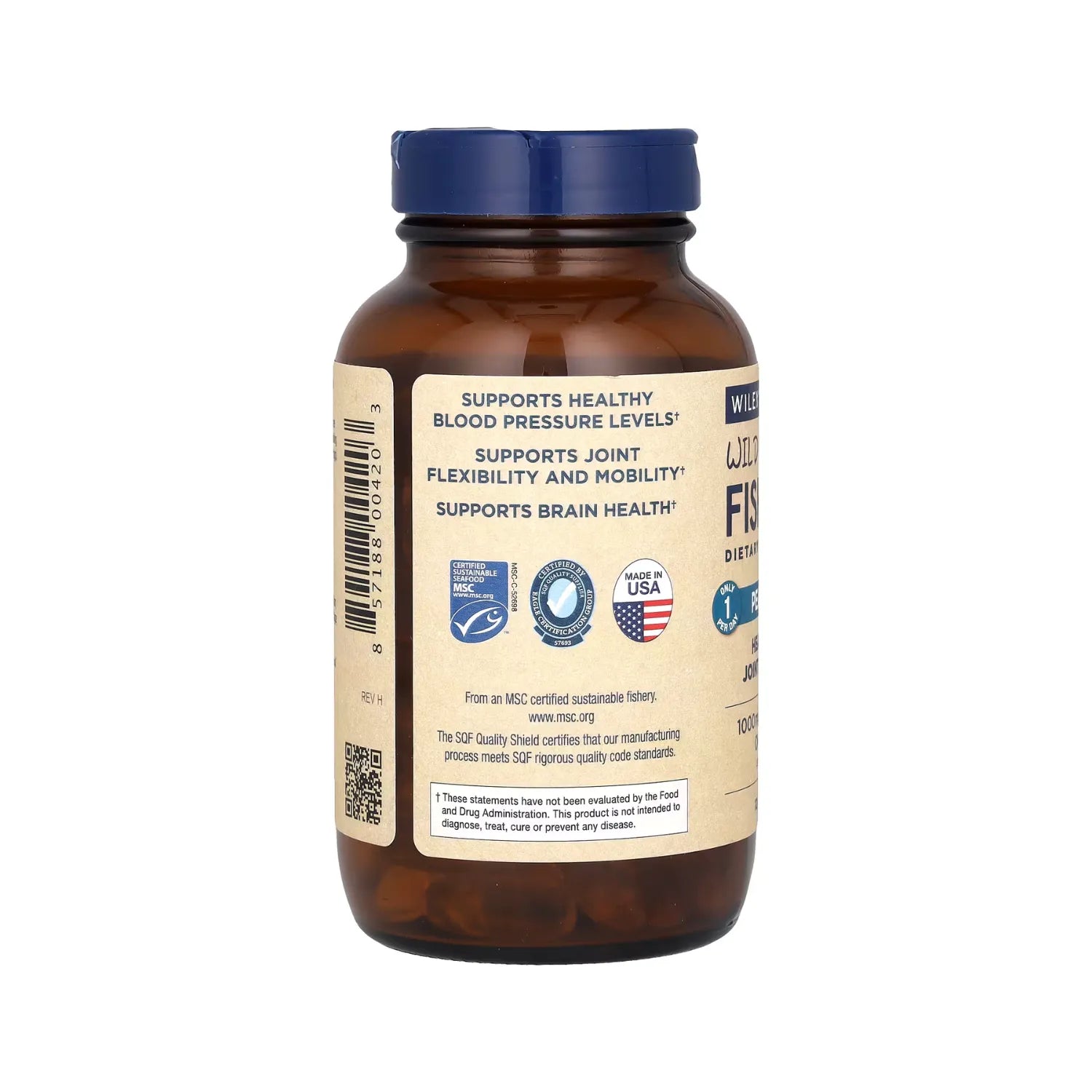 Wileys Finest Wild Alaskan Fish Oil Epa 1250mg 120 Caps Sfn