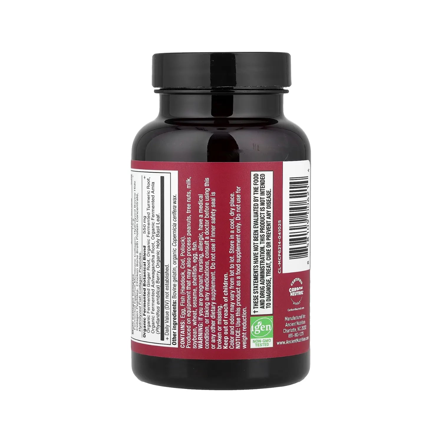 Ancient Nutrition, Colágeno múltiple, 90 cápsulas