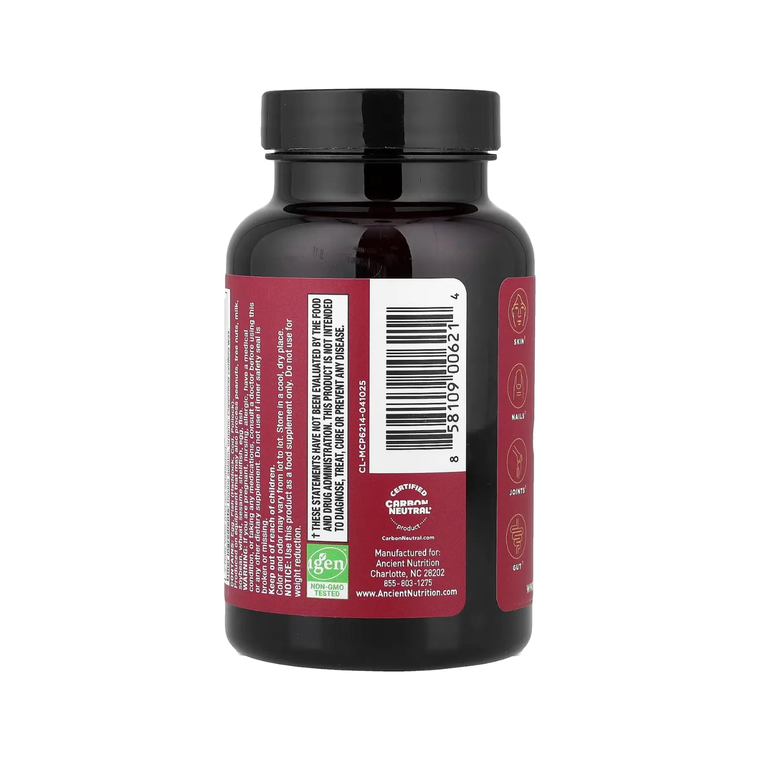 Ancient Nutrition, Colágeno múltiple, 90 cápsulas