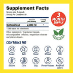 DR'S HOPE | Nattokinase 2,000 FU | 90 Cápsulas Vegetales | Apoyo a la Circulación y Salud Cardiovascular