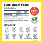 DR'S HOPE | Nattokinase 2,000 FU | 180 Cápsulas Vegetales | Apoyo a la Circulación y Salud Cardiovascular