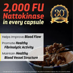 DR'S HOPE | Nattokinase 2,000 FU | 180 Cápsulas Vegetales | Apoyo a la Circulación y Salud Cardiovascular