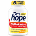 DR'S HOPE | Nattokinase 2,000 FU | 180 Cápsulas Vegetales | Apoyo a la Circulación y Salud Cardiovascular