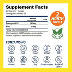 DR'S HOPE | PQQ 20 mg + CoQ10 Ubiquinol 100 mg | 60 Cápsulas Vegetales | Apoyo a la Energía Celular, Salud Cardiovascular y Cognitiva