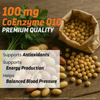 DR'S HOPE | PQQ 20 mg + CoQ10 Ubiquinol 100 mg | 60 Cápsulas Vegetales | Apoyo a la Energía Celular, Salud Cardiovascular y Cognitiva