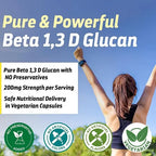 Drs Hope Beta 1,3 D Glucan 100 mg | 60 Cápsulas Vegetales | Apoyo Inmunológico y Defensas Naturales | Suplemento Alimenticio