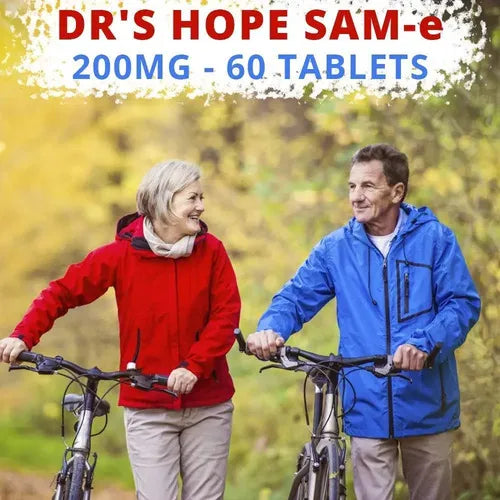 DR'S HOPE | SAMe S-Adenosil-L-Metionina 200 mg | 60 Tabletas | Apoyo al Estado de Ánimo, Articulaciones y Salud Hepática