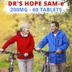 DR'S HOPE | SAMe S-Adenosil-L-Metionina 200 mg | 60 Tabletas | Apoyo al Estado de Ánimo, Articulaciones y Salud Hepática