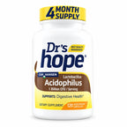 Drs Hope Lactobacillus Acidophilus 1 Billion CFU | 120 Cápsulas Vegetales | Salud Digestiva y Equilibrio Intestinal | Suplemento Alimenticio