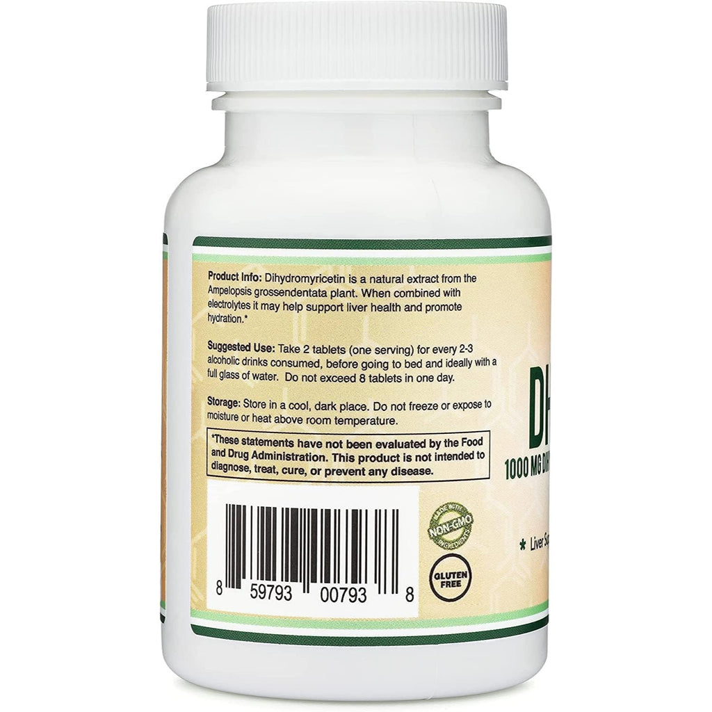 Double Wood DHM1000 Dihidromiricetina 1000 mg 30 Tabletas