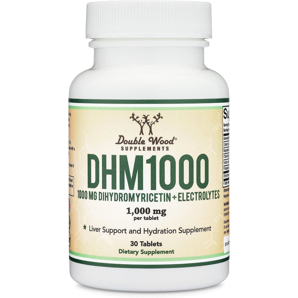 Double Wood DHM1000 Dihidromiricetina 1000 mg 30 Tabletas